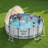 Bestway Steel Pro Max Gölgelikli Prefabrik Yuvarlak Havuz Seti 427Cm X 122Cm 5612X Bw609