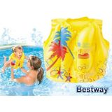 Bestway Tropikal Desenli Can Yeleği, 3-6 Yaş, Güvenli ve Şık Renk: Sarı - 0 - 12 Ay - Altın