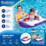 Bestway Uzay Gemisi Şişme Çocuk Botu – 3-6 Yaş | 104X99 cm | Emniyetli Tutma Halkalı - 3+ Yaş