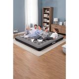 Bestway Yumuşak ve Rahat 3 Kişilik Şişme Yatak, 203X183X22 Cm, Pratik Kullanım - Seçenek 1 - Altın - Gri