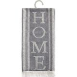 Besyamihome Mutfak Havlusu (Torshon) - Beyaz - Açık Gri - 45 x 70 cm