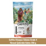 Beta Caffito Caffito Etiyopya Sidamo Grade 4 - Yöresel Çekirdek Kahve 250 G - 1 Adet