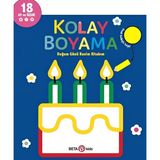 Beta Kids Kolay Boyama Doğum Günü Resim Kitabım