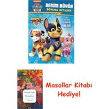 Beta Kids Paw Patrol Benim Büyük Boyama Kitabım + Masallar - Hayır