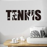 Beta Moda Hub 1 Parça Duvar Sticker Yaratıcı Ingilizce Tenis Yatak Odası Spor Salonu Duvar Çıkartması