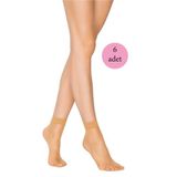 Beta Moda Hub 6 Adet Fit 15 Soket Ince Parlak Kısa Çorap Ten - Standart