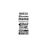 Beta Moda Hub Arka Cam Yazıları Oto Sticker Siyah 20 X 40 Cm