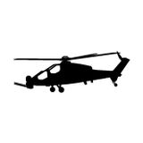 Beta Moda Hub Atak Helikopter Oto Sticker 25 X 10 Cm