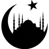 Beta Moda Hub Ay Yıldız İçinde Cami Oto Sticker Siyah 25 X 27 Cm