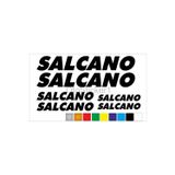 Beta Moda Hub Bisiklet Kadro Sticker Seti Salcano Uyumlu Siyah
