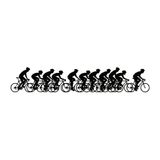 Beta Moda Hub Bisiklet Yarışı Oto Sticker 25 X 5 Cm