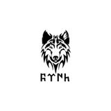 Beta Moda Hub Bozkurt Ve Göktürkçe Türk Yazısı Oto Sticker Siyah 25 X 32 Cm