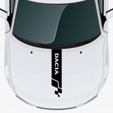 Beta Moda Hub Dacia Duster İçin Uyumlu Aksesuar Oto Kaput Şerit Sticker