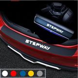 Beta Moda Hub Dacia Stepway İçin Uyumlu Aksesuar Oto Bagaj Ve Kapı Eşiği Sticker Seti Karbon
