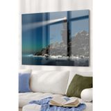 Beta Moda Hub Deniz Feneri | Manzara Temalı Cam Tablo | Modern Dekoratif Cam Tablo | 50X70 Cm