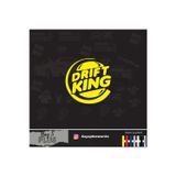 Beta Moda Hub Drift King İçin Uyumlu Aksesuar Oto Cam Sticker Sarı 20 Cm