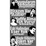 Beta Moda Hub Eskiler Kuşağı Arka Cam Yazısı Sticker 40*20 Cm