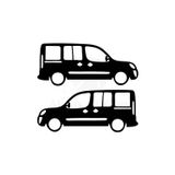 Beta Moda Hub Fiat Doblo İçin Uyumlu Aksesuar Oto Cam Sticker Siyah 20*8 Cm