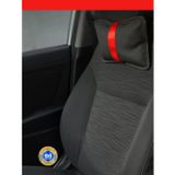 Beta Moda Hub Fiat Panda Oto Koltuk Boyun Yastığı Kırmızı Şerit 2 Adet