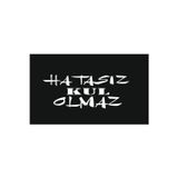 Beta Moda Hub Hatasız Kul Olmaz Oto Arka Cam Yazı Sticker Beyaz 20*8 Cm