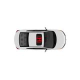 Beta Moda Hub Honda İçin Uyumlu Aksesuar Sunroof Oto Sticker Kırmızı