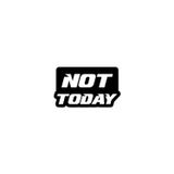 Beta Moda Hub İngilizce Bu Gün Değil Yazısı Oto Sticker Siyah 30 X 18 Cm