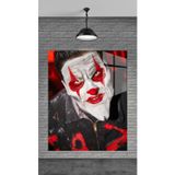 Beta Moda Hub Joker Adam Dekoratif Temperli Cam Üzerine Tablo Sevgilinize Yılbaşı Hediye