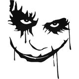 Beta Moda Hub Joker Yüzü Maske Oto Sticker 20 Cm