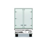 Beta Moda Hub Kamyon Arkası Yazı Oto Sticker 25*100 Cm