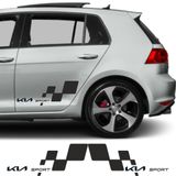 Beta Moda Hub Kia Ceed İçin Uyumlu Aksesuar Yan Sport 28*13