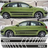 Beta Moda Hub Kia Rio İçin Uyumlu Aksesuar Oto Yan Şerit Sticker