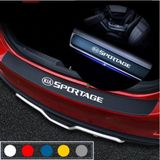 Beta Moda Hub Kia Sportage İçin Uyumlu Aksesuar Oto Bagaj Ve Kapı Eşiği Sticker Seti Karbon