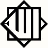 Beta Moda Hub Kufi Hat Yazısı Allah Lafzı Model 6 Oto Sticker 15 X 15 Cm