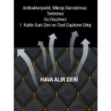 Beta Moda Hub Land Rover Defender Kumaş 2Li Deri Kaplama Koltuk Minderi Siyah Sarı