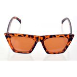 Beta Moda Hub Leopar Çerçeve Cat Eye Kadın Güneş Gözlüğü
