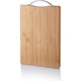Beta Moda Hub Metal Tutacaklı Lüx Bambu Kesme Tahtası 30CM X20CMX1.8CM