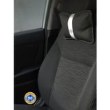 Beta Moda Hub Mini Cooper Mark Oto Koltuk Boyun Yastığı Beyaz Şerit 2 Adet