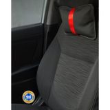 Beta Moda Hub Mini Cooper Mark Oto Koltuk Boyun Yastığı Kırmızı Şerit 2 Adet