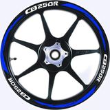 Beta Moda Hub Motosiklet Jant Şeridi Cb250R Uyumlu Mavi Sağ-Sol/Ön-Arka
