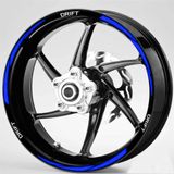 Beta Moda Hub Motosiklet Jant Şeridi Drift Uyumlu Beyaz-Mavi Sağ-Sol/Ön-Arka