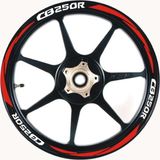 Beta Moda Hub Motosiklet Jant Şeridi Honda Cb250R Uyumlu Sağ-Sol/Ön-Arka