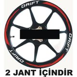 Beta Moda Hub Motosiklet Jant Şeridi Mondial Drift Uyumlu Sağ-Sol/Ön-Arka