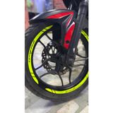 Beta Moda Hub Motosiklet Jant Şeridi Pulsar Sarı Sağ-Sol/Ön-Arka