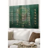 Beta Moda Hub Osmanlı Padişahları Imzaları Ve Osmanlı Tuğrası| Osmanlı Temalı Cam Tablo | 50X70 Cm