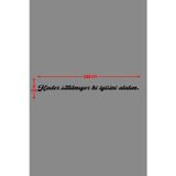 Beta Moda Hub Oto Cam Yazı Sözleri Ticari-Servis-Dolmuş-Panelvan Uzun Sticker Model 34