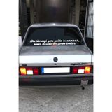 Beta Moda Hub Oto Cam Yazı Sözleri Ticari-Servis-Dolmuş-Panelvan Uzun Sticker Model 39
