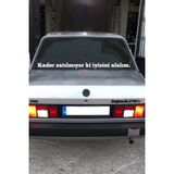Beta Moda Hub Oto Cam Yazı Sözleri Ticari-Servis-Dolmuş-Panelvan Uzun Sticker Model 3