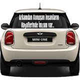 Beta Moda Hub Oto Cam Yazı Sözleri Ticari-Servis-Dolmuş-Panelvan Uzun Sticker Model 47