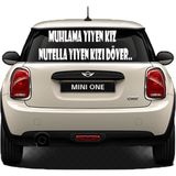 Beta Moda Hub Oto Cam Yazı Sözleri Ticari-Servis-Dolmuş-Panelvan Uzun Sticker Model 51