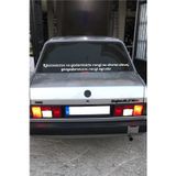 Beta Moda Hub Oto Cam Yazı Sözleri Ticari-Servis-Dolmuş-Panelvan Uzun Sticker Model 7